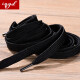 IQGD 2双装帆布鞋带休闲运动鞋篮球扁平鞋绳经典 黑色 90cm