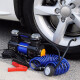 嘉西德车载充气泵 双缸汽车充气泵金属便携式汽车轮胎打气泵 大功率300W  0398