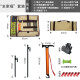 安索 户外露营天幕帐篷地钉收纳包固定营钉锤风绳配件套装工具整理包 棕褐色【整套工具+收纳包】