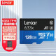 雷克沙（Lexar）TF卡 存储卡行车监控记录仪内存卡633x gopro高清micro SD储存卡 128GB  95M/s 读95MB/s