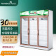 通宝(TONBAO) 立式冷柜风冷无霜大容量商用冷藏展示柜保鲜饮料冰柜冰箱 LG4-1650FL（容量1650升，三开门）
