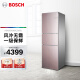 博世（BOSCH）295升三门高效节能一级能效风冷无霜家用变频电冰箱KGN35V166C