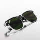 电焊专用防强光防电弧玻璃镜片防打眼飞溅防护眼镜焊工护眼护目镜 G15墨绿色镜片(深色） 单幅眼镜