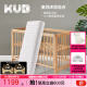可优比（KUB）实木榉木婴儿床 拼接大床水性漆 多功能新生儿床bb床儿童床 森森床+4D纤维床垫组合