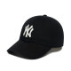 MLB四季大标软顶棒球帽鸭舌帽男女3ACP6601N-50BKS-F/黑色