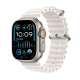 Apple Watch Ultra2 智能手表 49毫米 钛金属表壳白色海洋表带  【蜂窝款】MRF93CH/A
