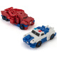 儿童碰撞合体一步变形玩具汽车机器人变身擎天柱大黄蜂战车3-6岁 一盒内含红车+蓝车