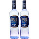 月亮谷洋酒俄罗斯原装进口RUSSIAN VODKA 五湖伏特加40度 1000mL*2瓶