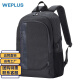 WEPLUS唯加双肩背包男士商务电脑包15.6英寸笔记 大容量双肩包 WP7015\/WP7017 黑灰色加大款（无USB）