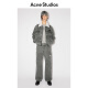 Acne Studios 【尊享6折】男女同款常规版型加绒牛仔保暖外套C90161 炭灰色 M