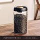 格娜斯（CRISTALGLASS）避光抽真空茶叶罐玻璃储存罐食品级透明收纳绿茶包装盒防潮密封罐 黑盖透明抽真空茶叶罐1200ml一只