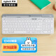 罗技（Logitech） K580键盘无线蓝牙超薄静音轻音键盘 办公游戏手机平板ipad台式电脑键盘 超薄键盘-芍药白