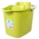茶花拖把桶挤水拖布桶拧干桶塑料大号手提清洁桶免手洗拖把地拖桶 【草绿色】拖把桶1个