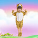 映雯品牌六一儿童节的服装动物小老虎演出服表演衣服卡通造型装扮连体 连体短款老虎 120尺码建议5-6岁(110-120cm)