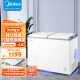 美的(Midea)220升冰柜冷藏冷冻小冰箱双温家用大容量冷柜BCD-220VM(E)