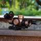 沼泽鹿（SWAMP DEER）HDPRO3x30IR瞄准镜十字镜短款速瞄3倍镜带侧装导轨高清抗震光学镜 HDPRO3x30【棕色】 同款一体支架