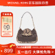 迈克.科尔斯（MICHAEL KORS）MK女包 奢侈品Hally蛇纹手提单肩包 驼色30H1G2HL0E CAMEL