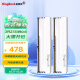 金百达（KINGBANK）32GB(16G×2)套装 DDR4 3600 台式机内存条 银爵系列