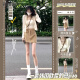 玛娇媚（Majiaomei）连衣裙套装女2024年新款夏季盐系穿搭小个子吊带开衫包臀短裙子女 吊带+开衫+裙子 S