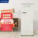 格罗赛格（grossag）小型复古冰箱 家用单门冰箱 冷藏冷冻 美式网红电冰箱（白色） 225L BC-225RFC
