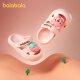 巴拉巴拉（BALABALA）儿童洞洞鞋宝宝拖鞋女童男童小童夏季凉拖鞋室内浴室软底防滑凉鞋