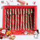 维霆高颜值糖果创意拐杖棒棒糖圣诞节礼物12支礼盒糖果批发散硬糖z 红绿白拐杖糖(12支盒)