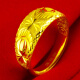 千影珠宝黄金戒指9999足金男女款结婚首饰真金食指环实心送妈妈按克重 重约6.25-6.5克(含工费28)