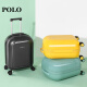 POLO 拉杆箱大容量男女通用行李箱万向轮密码箱商务旅行箱Polo080651 岩灰色