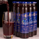 吕梁野山坡蓝莓汁玻璃瓶鲜果饮料山西特产生榨浓缩蓝莓果汁原浆整箱 蓝莓汁300ml*8