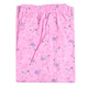 夏中老年人纯棉女睡裤棉家居裤宽松加大码裤胖妈妈薄款长裤 (7112)花朵女睡裤浅粉 XXL(建议体重130-150斤)
