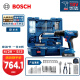 博世（BOSCH） 充电冲击钻工具箱套装18V电钻手电钻电动螺丝刀电转GSB180-LI 【含手动工具全功能塑盒精装】