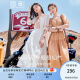 香影（xiangying）波西米亚民族风连衣裙女夏季2024新款米白收腰刺绣复古度假裙 米色 S
