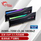 芝奇（G.SKILL）32GB(16Gx2) DDR5 7200 台式机内存条-幻锋戟RGB灯条(黯雾黑)/Intel XMP/C34