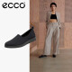爱步（ECCO）休闲女鞋 简约纯色平底单鞋乐福鞋女 贝拉系列282073 黑色28207351707 38