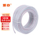 添亦 PVC蛇皮管 纤维增强水管 透明塑料线管 网纹管 pvc软管内径32MM 外径38MM 50米