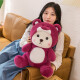 骑猪兜风史迪仔毛绒公仔变身小熊草莓熊布娃娃玩偶玩具抱枕摆件女生日礼物 红色熊 65厘米