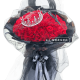 挚爱此生情人节红玫瑰生日花束鲜花速递同城配送全国表白求婚礼物 99朵红玫瑰皇冠款