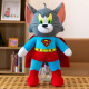 卡通百变超人猫和老鼠公仔毛绒玩具布娃娃玩偶抱枕儿童生日礼物 超人汤姆猫 40厘米