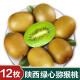 桃小安猕猴桃奇异果绿心猕猴桃水果礼盒应季时令弥猴桃 精品12枚（单果90g+） 约 2.2斤