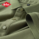 Lee Cooper品牌高端夏季薄款冰丝光珠地豆绿色polo衫男短袖修身商务休闲男装 军绿 单件 XL码