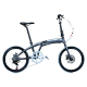 HITO 德国品牌 20寸折叠自行车超轻便携铝合金男女成人学生单车折叠车 钛色