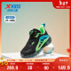 特步（XTEP）儿童童鞋小童氢风科技旋转扣跑鞋 黑/荧光青草绿 32码