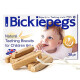 贝派克（Bickiepegs） 英国进口 磨牙棒38g 硬小麦婴幼儿磨牙谷物棒 6个月以上宝宝零食 一盒装