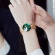 左微沙（JOWISSA）瑞表品牌手表女时尚潮流风节日礼物个性切割手表防水石英表 绿色表盘-J5.697.M