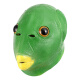 迪柏瑞绿头鱼头套面具可爱搞怪搞笑沙雕鱼怪人绿色网红奔波霸儿 单个绿鱼头