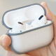 LIKGUS 适用air pods4保护套air podspro苹果蓝牙耳机套air pods3第三代磨砂防摔硬壳 Air pods Pro【浅灰色】肤感系列