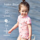 尼多熊儿童泳衣女孩3岁女宝宝泳装女童泳衣连体夏2岁6岁洋气