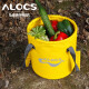 爱路客（ALOCS）餐厨工具 户外露营野餐餐具套装便携折叠叉勺筷子碗碟工具套装 折叠水桶（11L）