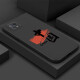 GOBK  oppoa72手机壳5g新款中国风液态硅胶高档男女款软壳全包防摔个性创意网红保护套 a72/中国旗-黑色-单壳