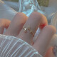 晓色 复古玫瑰花朵食指戒指女指环小众设计高级感开口可调节装饰戒指 玫瑰花朵戒指R0447